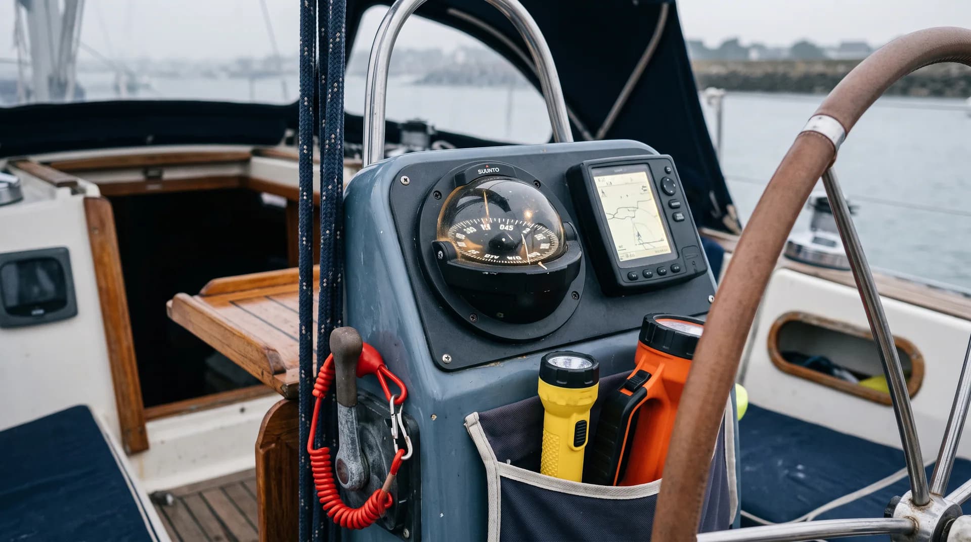 Instruments de navigation utilisés pendant la préparation du permis bateau